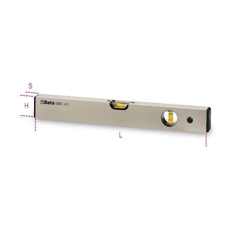 Spirit Level,Aluminium,200mm